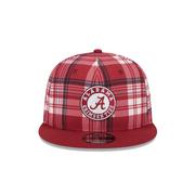 Alabama New Era 950 Plaid Statement Flat Bill Snapback Cap